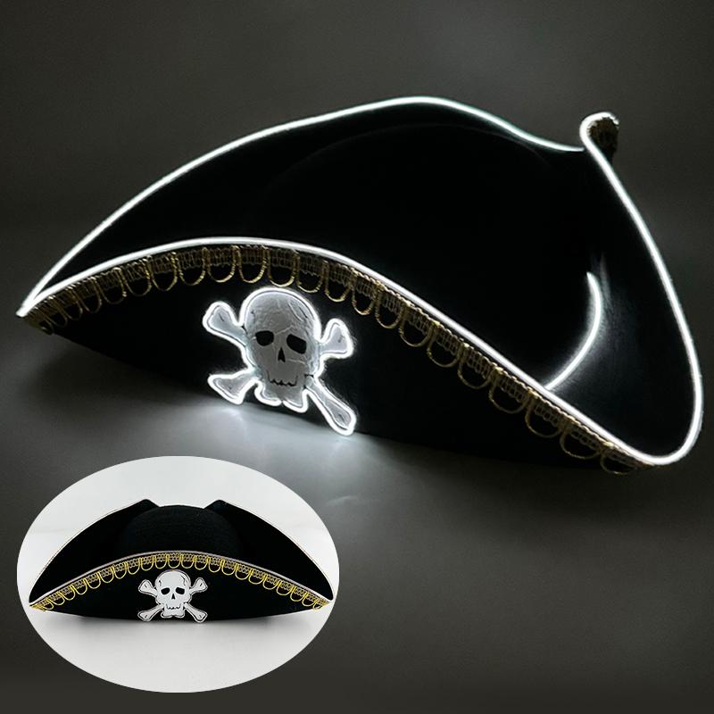 Wireless LED Western Cowboy Hat Light Up Cowboy Hat Disco Bride Pink Cowgirl Hat Concert NightClub Wedding Costumes Accessories