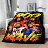 Плед с принтом рэпера Rod Wave Теплые фланелевые пледы Мягкий и удобный плед Домашний дорожный плед Постельные принадлежности Подарок на день рождения