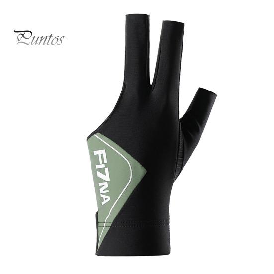 1 шт. Перчатка для бильярда с эластичной застежкой-лентой, регулируемый дизайн, нескользящая, для левой руки, 3 пальца, для бильярда