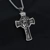 WENDYFO Новое поступление крест ожерелья для мужчин повседневный мужской религиозный амулет ювелирные изделия кулон