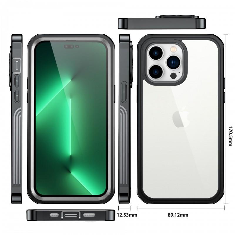 Transparent TPU Phone Case IPhone 14 Pro Max Plus Shockproof Full Cover Protective Shell
