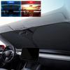 Солнцезащитные козырьки на лобовое стекло автомобиля, козырьки для переднего окна, солнцезащитный зонт, чехол для Tesla Model 3 Y, аксессуары для солнцезащитных козырьков