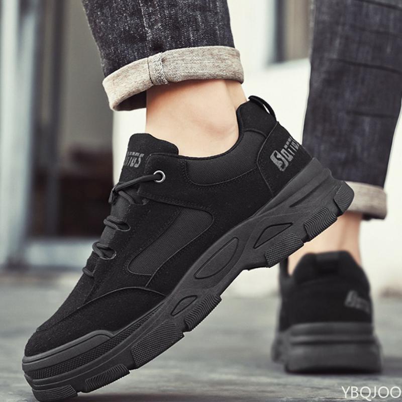 Модная мужская весенняя новая дышащая противоскользящая износостойкая рабочая обувь мужская повседневная простая удобная спортивная обувь на доске
