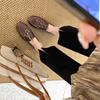 Женские мокасины из натуральной кожи высокого качества с круглым носком и мягкой подошвой на плоской подошве, дышащие женские повседневные туфли на шнуровке 2025