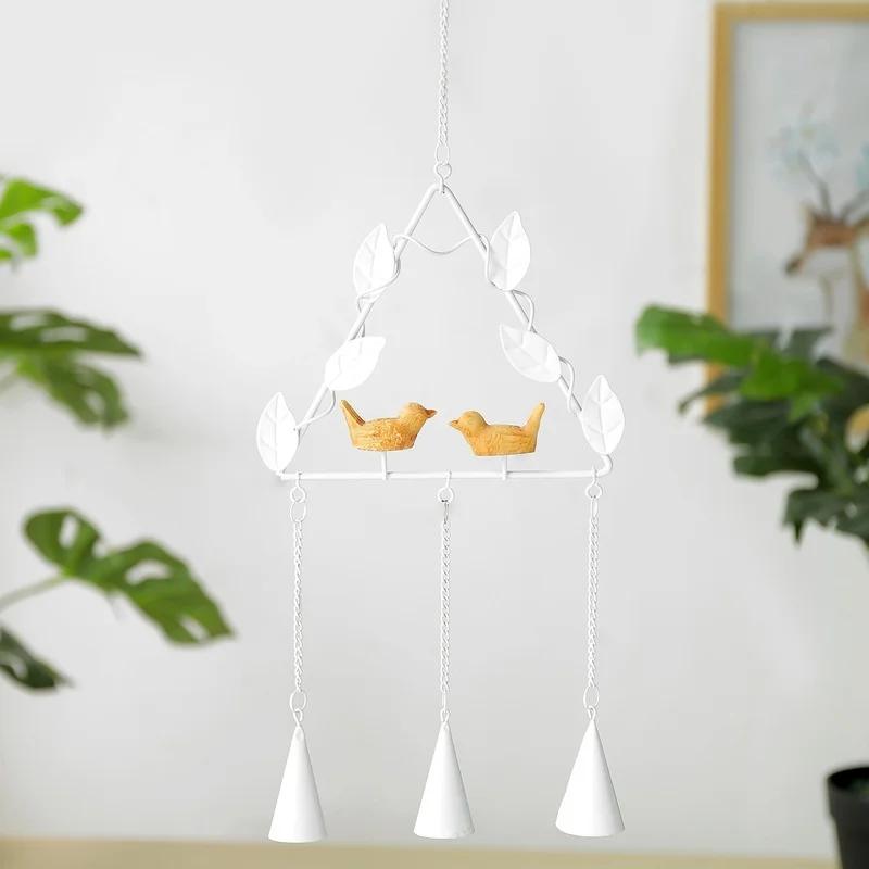 Metal Wrought Iron Wind Chime Pendant Creative Home Decorations Girl Birthday Gift