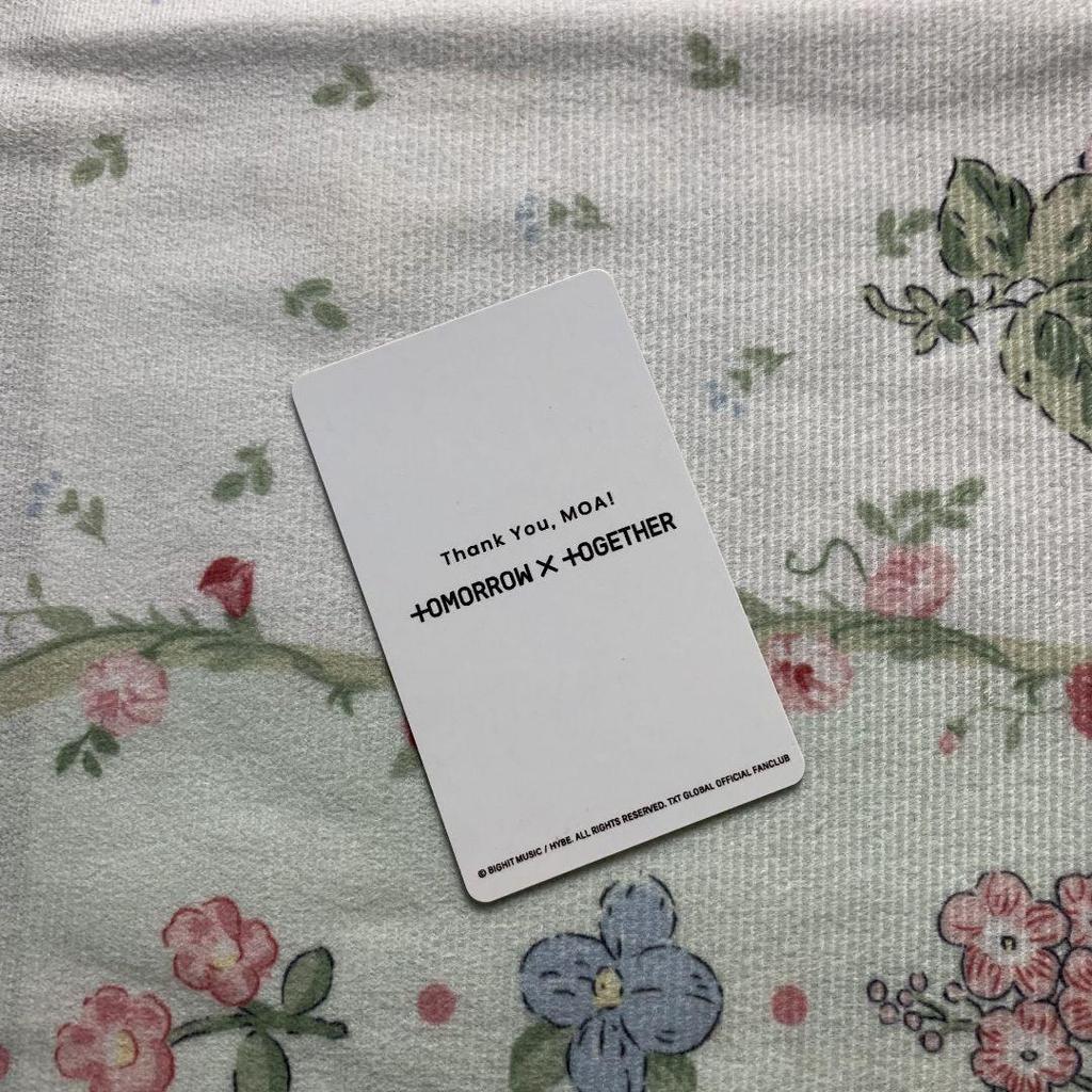 [USED] TXT Fan Club New Membership Yeonjun Limited FC Bonus Trading Card