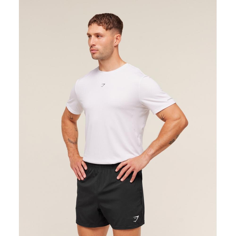 Gymshark Running T shirT whiTe A3c2s Wb57