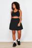 Women's Plus Size Shorts & Bermuda Fashion New Season Black 2 Layer Sports Shorts Skirt