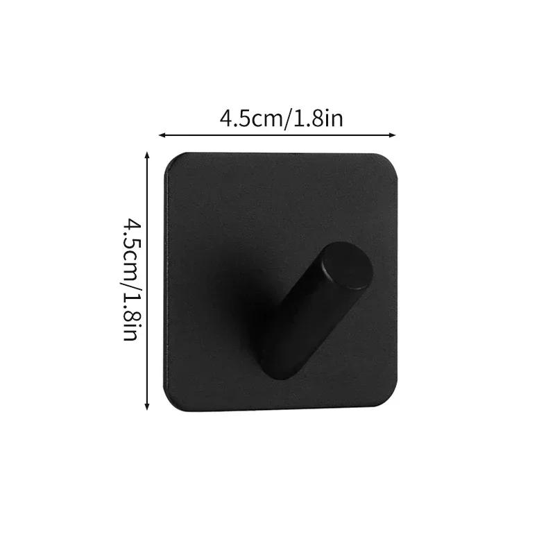 Крючки для настенного крепления, сантехника, фурнитура для ванной комнаты, крючки для халатов, алюминиевый многоцелевой органайзер для дома, держатель для полотенец и ключей