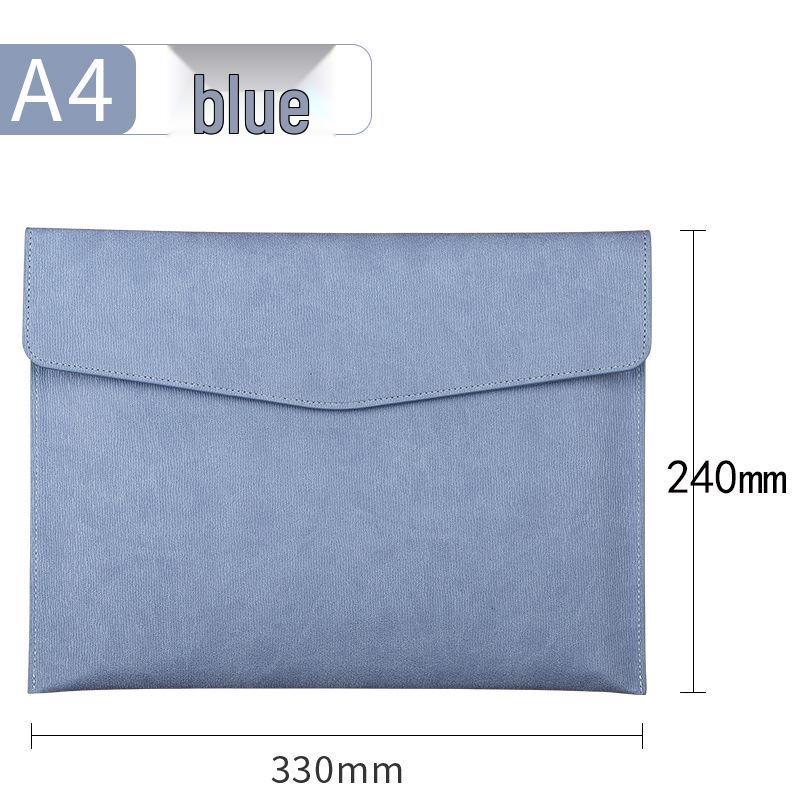 Double-Layer Magnetic Buckle Briefcase - Large Capacity, Multifunctional Office File Bag