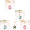 Charming Zinc Alloy Turtle Keyring With Shiny Crystals Great For Friends And Loved Ones