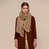New Autumn and Winter Cashmere Shawl Men and Women Simple Warm Two Use Outer Scarf Frame Warm Big Shoulder