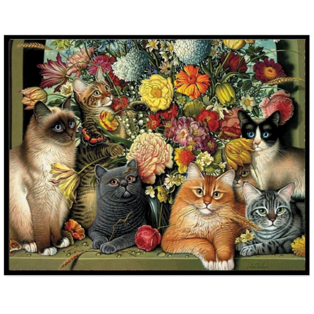 Dotzso Store 5D Diy Алмазная картина Полный круг Смола Животное Алмазная вышитая мозаика Картина Стразы Ремесла