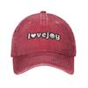 Casual Lovejoy Music Baseball Cap Unisex Style Distressed Denim Washed Snapback Cap Outdoor Workouts Caps Hat