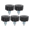 5PCS Fitness Equipment Ball Knob M16 Pull Pin Spring Knobs for Exercise Training Machines Release