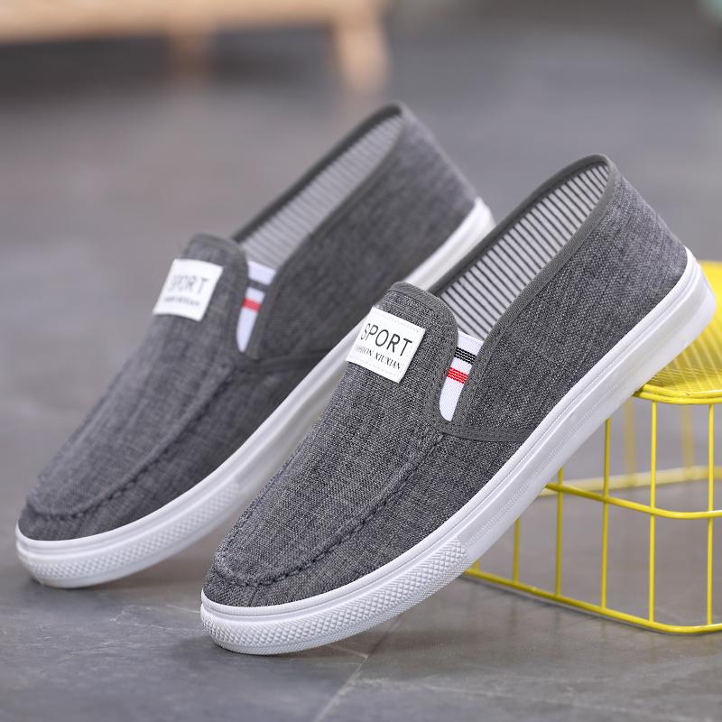 Мужские повседневные кроссовки Slip-On 2024: Модные, универсальные, спортивные, туфли для вождения