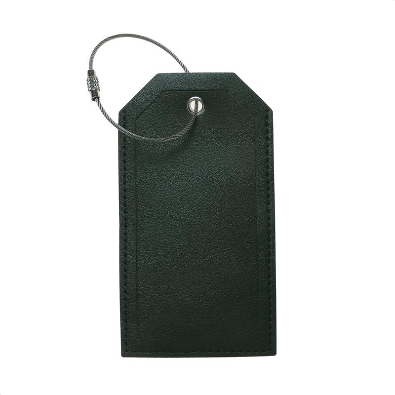 PU Leather Luggage Tag Suitcase Identifier Label Bag Tags for Boarding Bag Tag Travel Accessories