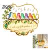 Bird Lover Gifts Acrylic Songbird Window Hanging Pendant, Inspirational & Floral Sun Creative Home Decor Catcher, Religious Bible Verse Decor,