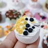New3-5cm Cute Simulation Bakery Cake Dessert Miniature Dollhouse Food Clay Fruit Cake Model for OB11 Doll Accessories
