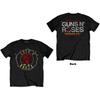 Guns N' Roses Роза Круг Райский Город Футболка Черная Новая Унисекс Футболка