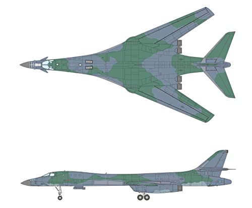 Platz/Dragon Масштаб 1/144 Бомбардировщик ВВС США B-1B Lancer, ранняя модель, трехцветный камуфляж, 337-я бомбардировочная эскадрилья, 96-е бомбардировочное крыло, пластиковый модельный набор, A