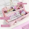 Large Capacity Pencil Bag Aesthetic School Big Pouch Girl Cute Stationery Holder Bag Children Pen Case Students School Supplies