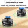 Беспроводная Bluetooth-совместимая колонка Металлическая мини-колонка костной проводимости Портативный стереофонический проигрыватель для дома, автомобиля