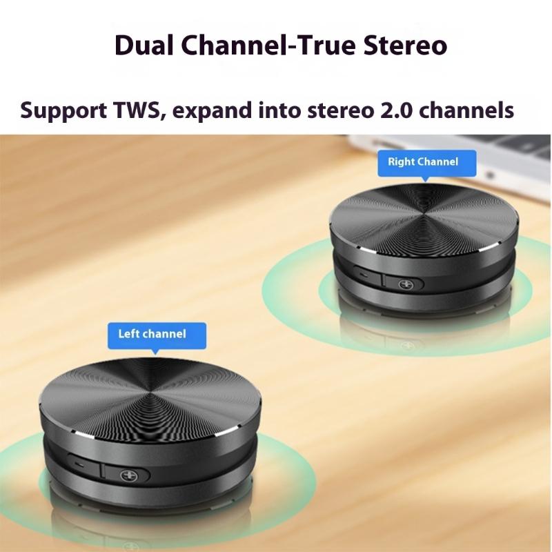 Беспроводная Bluetooth-совместимая колонка Металлическая мини-колонка костной проводимости Портативный стереофонический проигрыватель для дома, автомобиля