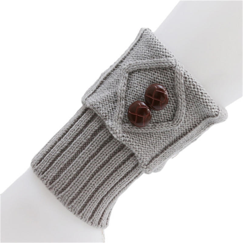 Женские зимние гетры Лолита Милая девушка пуговицы крючком короткие гетры для сапог женские сапоги до колена