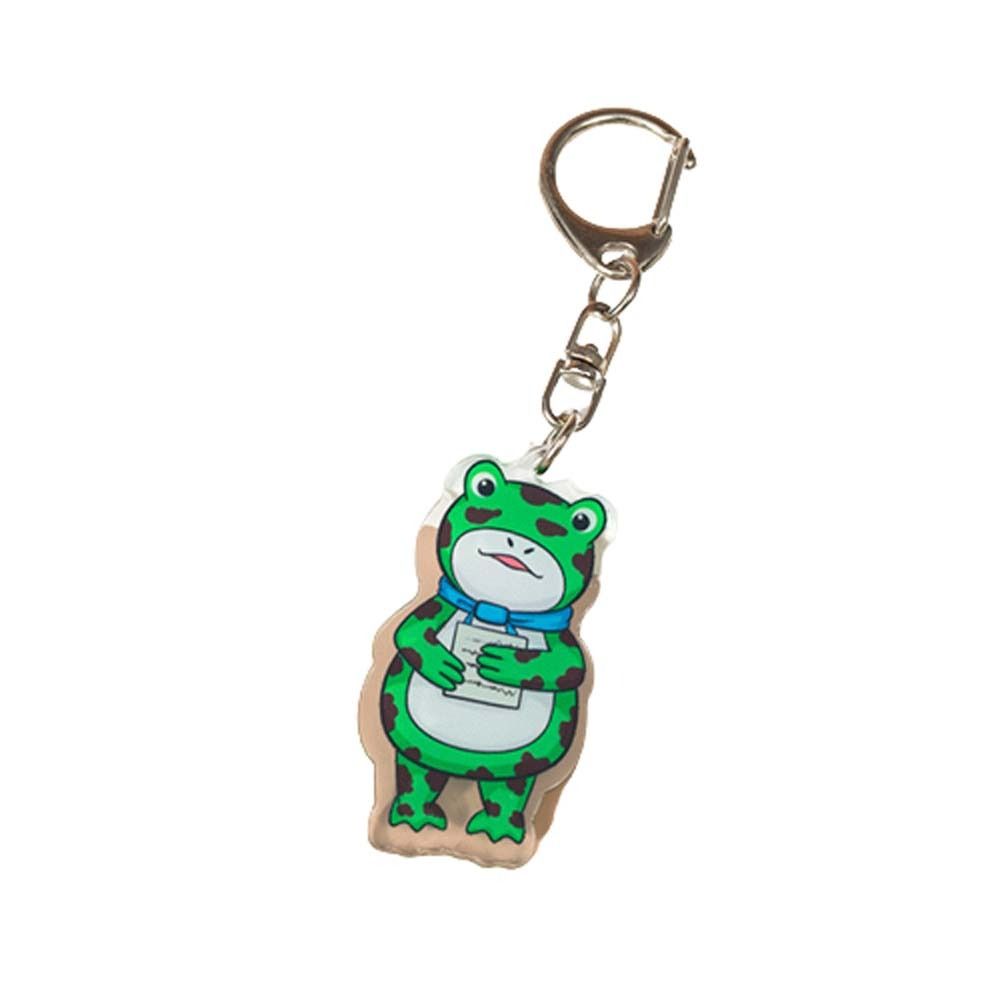 Keyring Animal Frog Pendent Frog Silent Frog Keychain Frog Acrylic Keychain Schoolbag Pendant