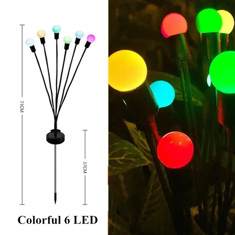 Christmas Decoration Solar Powered Firefly Lights Outdoor Waterproof Vibrant Garden Lights Upgraded for Wedding and Garden