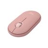Logitech Wireless Mouse PEBBLE MOUSE2 M350sRO Thin Quiet Bluetooth Logi Bolt Mouse Wireless Symmetrical 4000dpi 24 Months Battery Life Windows Mac