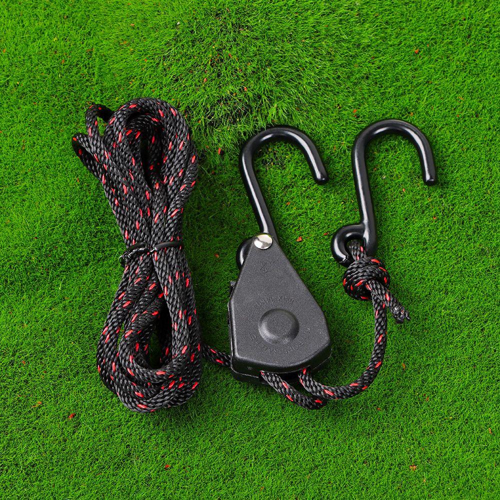 Кемпинговый инструмент Фонари Подъемный регулируемый трос Застежка-храповик Вешалки Фиксированная пряжка Натяжитель шкива