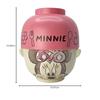 Disney Minnie Mouse Soup and Rice Bowl Set, Large, Approx. 480ml, Watercolor Finish, SAN3247-2