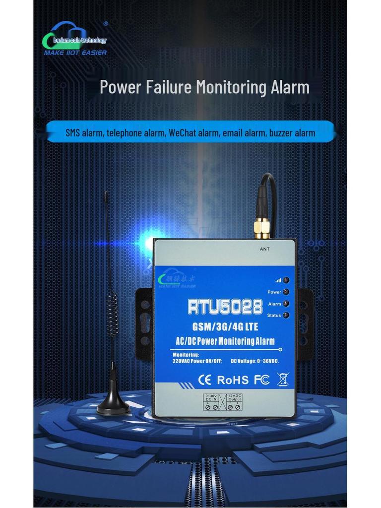 220V Power Outage Alarm: Real-time Alerts Via Mobile App, SMS, or Phone
