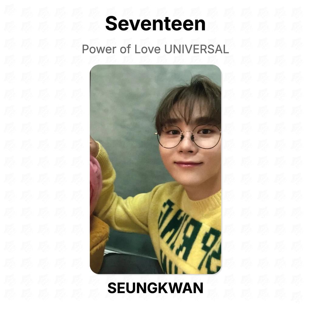 Seventeen Сила Любви УНИВЕРСАЛЬНАЯ Официальная Фотокарточка