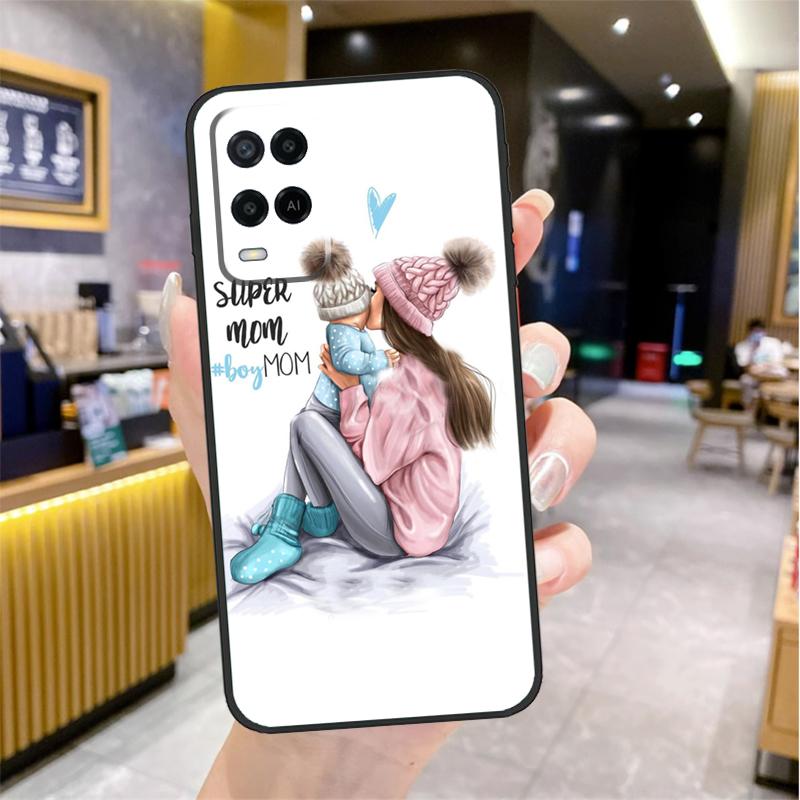 СУПЕР МАМА МАМА МАМА МИЛЫЙ МАЛЫШ Чехол Для Oppo A98 A18 A38 A58 A78 A60 A80 A40 A96 A76 A16 A94 A74 A54 A15 A17 A57 A77 A5 Pro