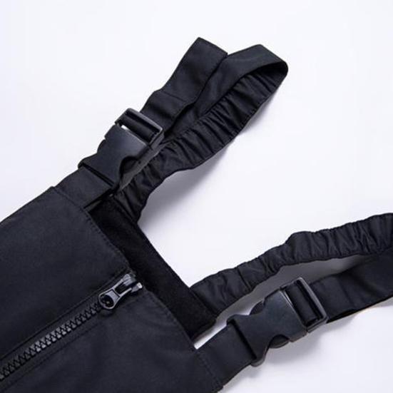 Детские комбинезоны для снега, лыжные штаны с регулируемыми ремнями, утепленные водонепроницаемые зимние комбинезоны, ветрозащитные комбинезоны для зимних видов спорта