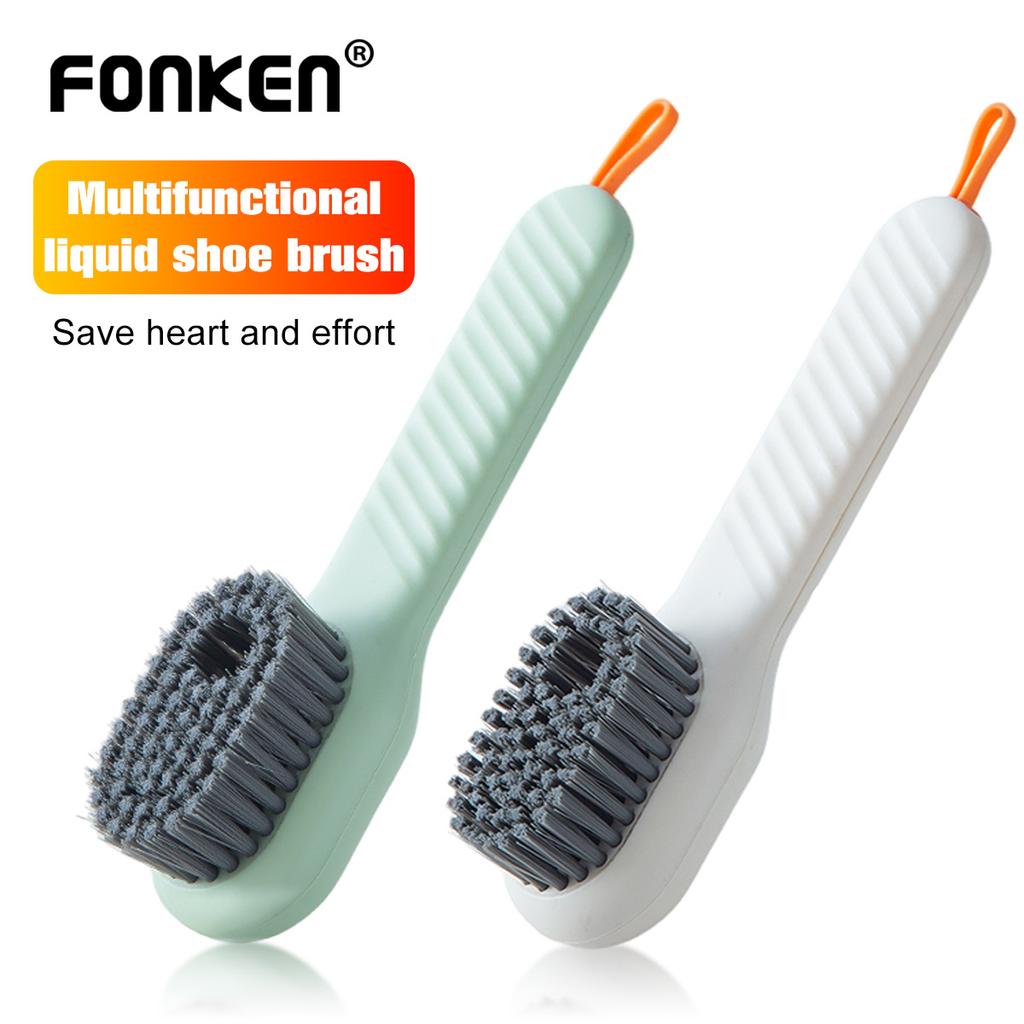 FONKEN Многофункциональные жидкие щетки для чистки обуви, дозатор мыла, щетка для чистки обуви, бытовой инструмент для чистки