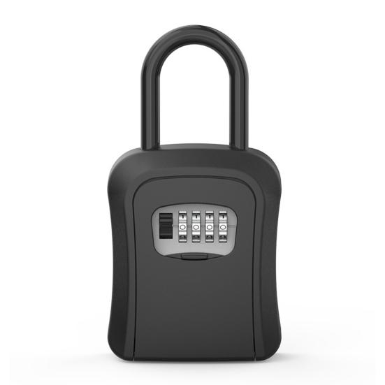 Замок для ключей, прочный портативный защитный замок, 4-значный комбинированный сейф для дома, офиса, гаража, квартиры, запасные ключи