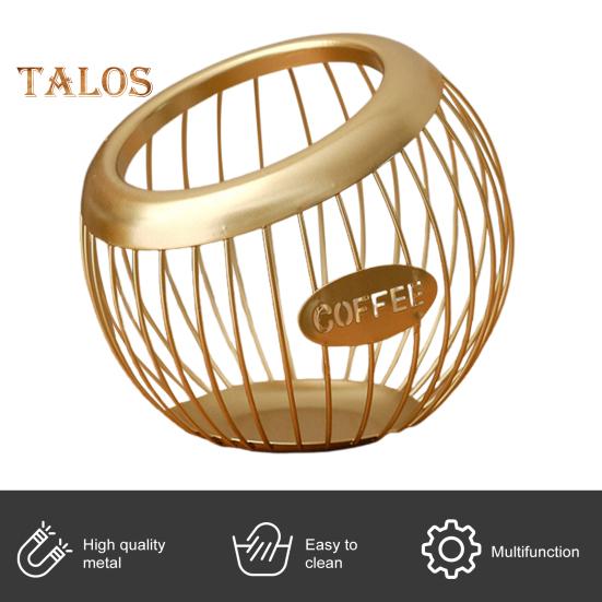 Держатель для чашки K для прилавка. Металлическая корзина для хранения капсул для кофе. Большой вместительный органайзер для чашек K для Keurig Nespresso Vertuo. Органайзер для кофейной станции. Чайный пакетик.