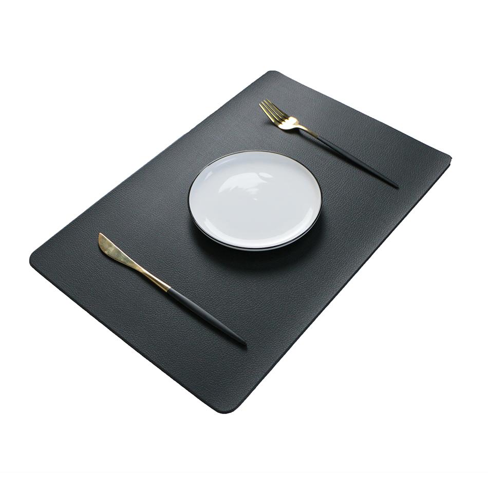 Set of 4 Placemats Durable Waterproof Woven Vinyl Easy To Clean Heat Resistant PVC For Dining Kitchen Wedding Decor