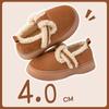 Winter Warm Men Slippers Casual Non-slip Platform Flats Home Waterproof Non Slip Shoes Indoor Outdoor Thick Plush Women Slides