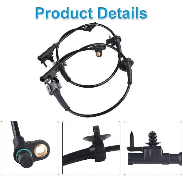 Compatible with 2 PCS Front ABS Wheel Speed Sensor Chevy Avalanche Silverado Suburban GMC Sierra Yukon 2007 2008 2009 2010 2011 2012, Cadillac