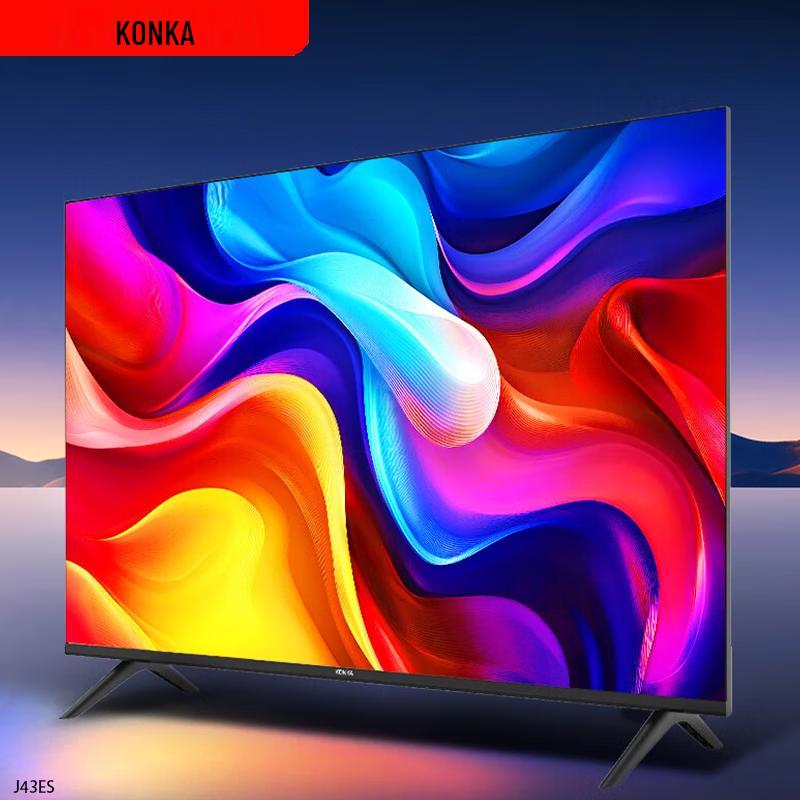 KONKA 43-inch Full HD Smart TV with AI Voice Control CN plug (adapter included)