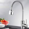 Rotatable Kitchen Faucet Adjustable Mode Universal Single Cold Water Faucet Deck Mounted Stainless Steel Kitchen Water Tap
