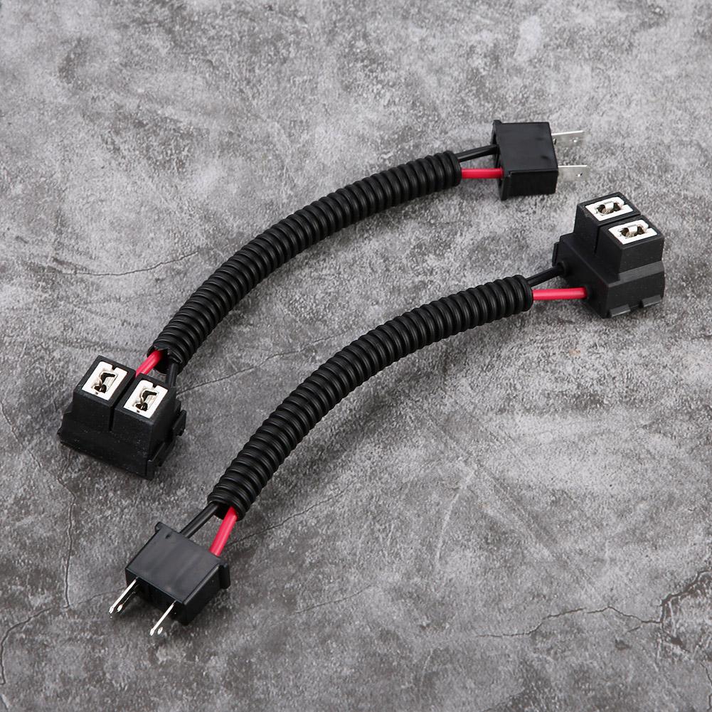 H7 Headlights Fog Lights Extension Connector Plug Adapter H7 Ceramic Adapter Cable
