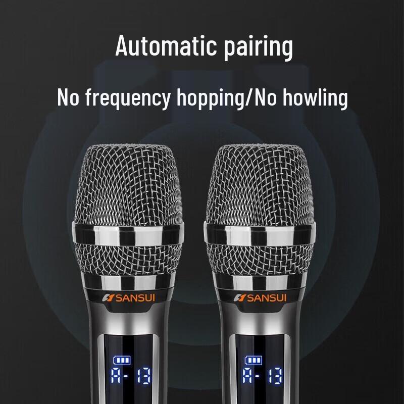 SANSUI DV-91D Home KTV Soundbar with Dual Subwoofers