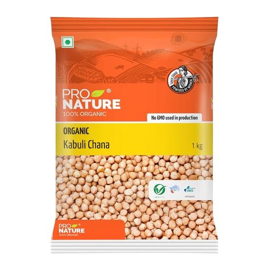 Pro Nature 100% Organic Kabuli Channa, 1kg