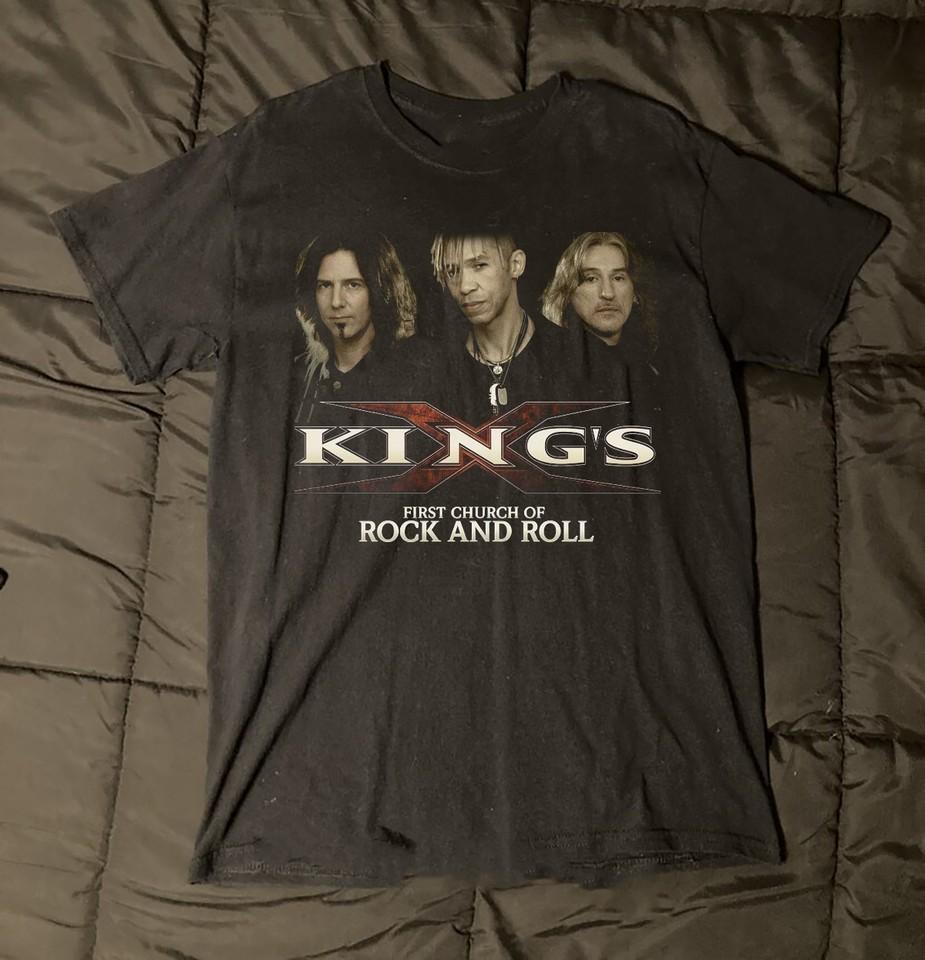 King's X hip hop ALBUM black T-shirt unisex tee All sizes K720